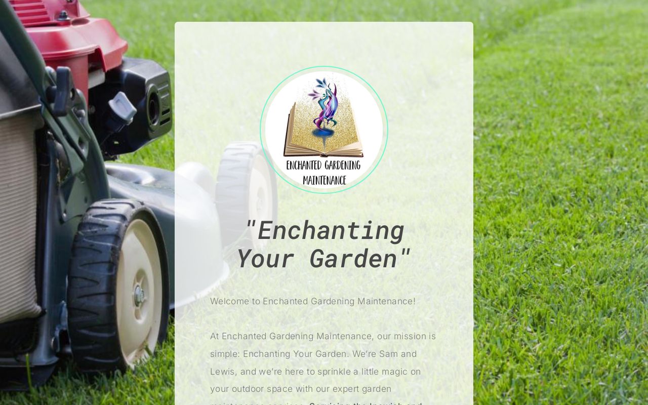 Enchanted Gardening Maintenance